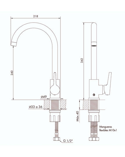FV ALBA MONOC COCINA 0411.04/G9-CR