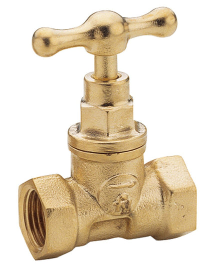 FV LLAVE D/PASO P/CAÑOS HIERRO.APROB.H-H C/VOLAN T FIJO 13MM 0471-13-B