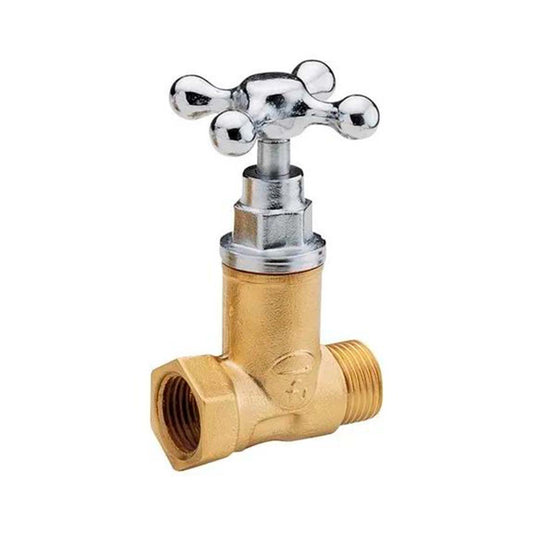 FV LLAVE D/PASO P/CAÑO HIERRO.APROB.M-H C/VOLAN CRUZ FIJA 13MM 0474-13