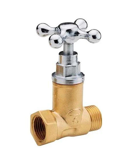 FV LLAVE D/PASO P/CAÑO HIERRO.APROB.M-H C/VOLAN CRUZ FIJA 13MM 0474-13