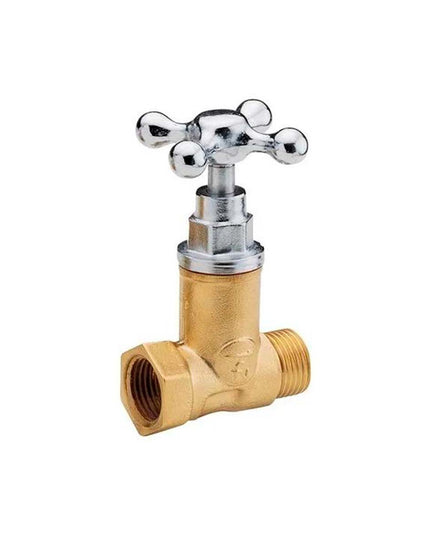 FV LLAVE D/PASO P/CAÑO HIERRO.APROB.M-H C/VOLAN CRUZ FIJA 19MM 0474-19