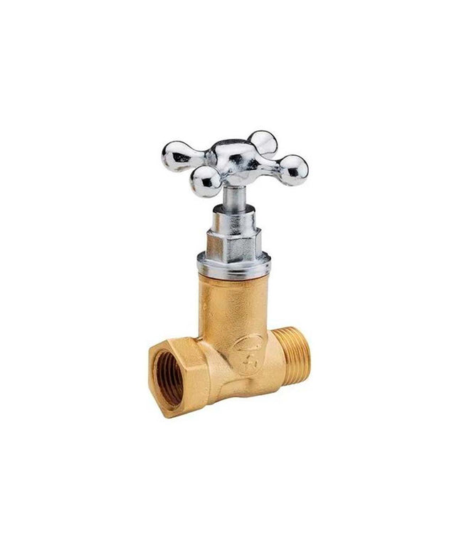 FV LLAVE D/PASO P/CAÑO HIERRO.APROB.M-H C/VOLAN CRUZ FIJA 19MM 0474-19