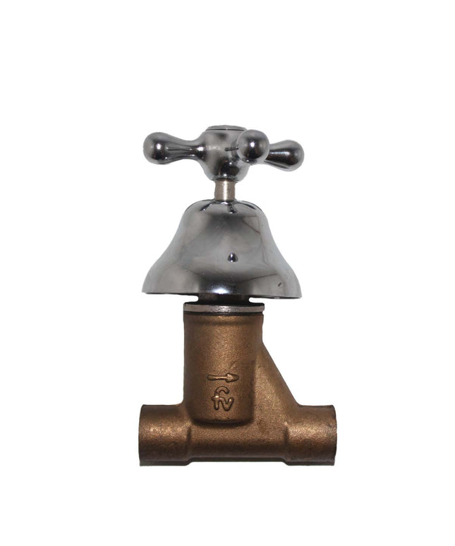 FV LLAVE PASO COBRE H-H 13MM 0489/B2P-13DH-CR 0489/20-13