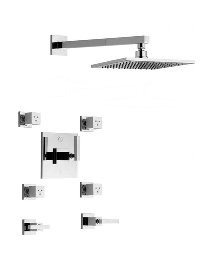 FV DOMINIC LEVER KIT SPA P/BAÑERA Y DUCHA 0626R/85L-CR