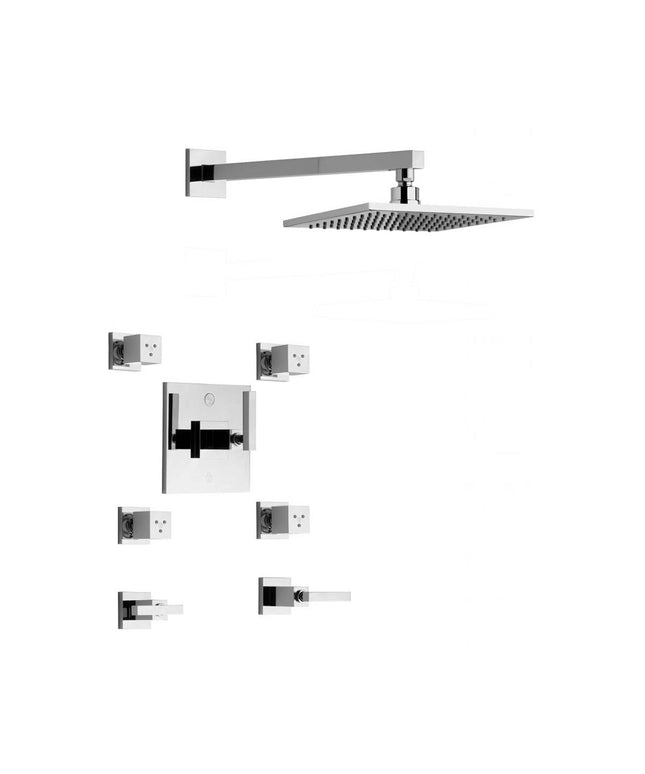 FV DOMINIC LEVER KIT SPA P/BAÑERA Y DUCHA 0626R/85L-CR