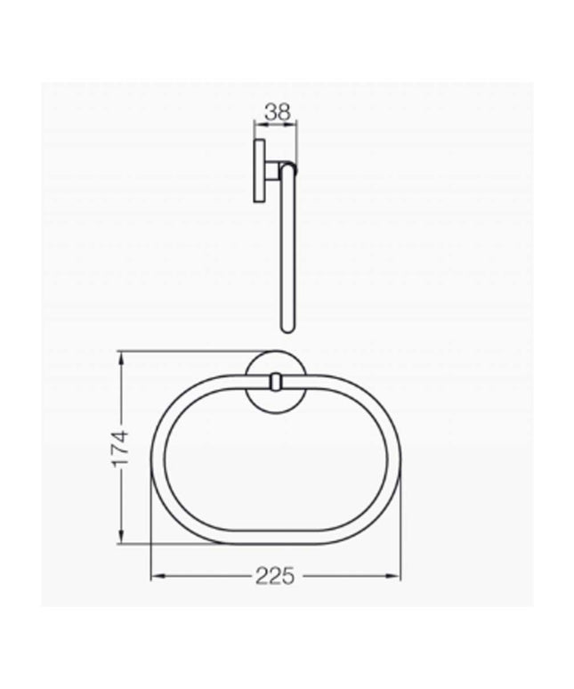FV GRAND HOTEL ACC TOALLERO ARO 0708.10/37-CR