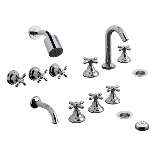 FV NEWPORT PLUS KIT GRIFERIA P/BAÑO 0900.03/B2P-CR