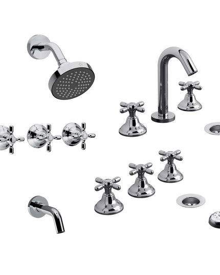 FV NEWPORT PLUS KIT GRIFERIA P/BAÑO 0900.03/B2P-CR