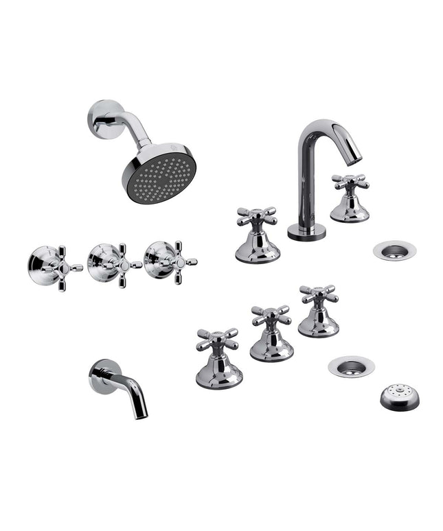 FV NEWPORT PLUS KIT GRIFERIA P/BAÑO 0900.03/B2P-CR