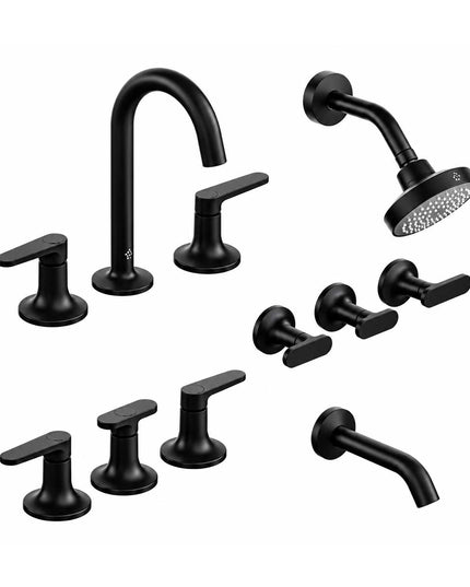 Fv Cala Kit Griferia Baño Negro 0900.03/r1el-ng
