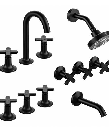 Fv Cala Kit Griferia Baño Negro 0900.03/r1e-ng