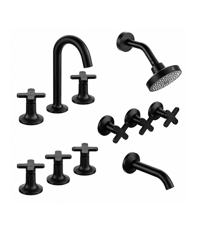Fv Cala Kit Griferia Baño Negro 0900.03/r1e-ng