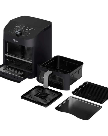 Midea Hogar Air Fryer 11l  Negra Smart Digital Af-d211bar1