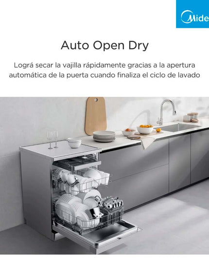 MIDEA HOGAR LAVAVAJILLAS GRIS 14 CUBIERTOS DE-314XAR1</p><p>