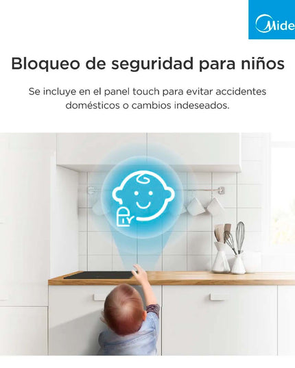 MIDEA HOGAR ANAFE ELECTRICO NEGRO EH-D104BAR1