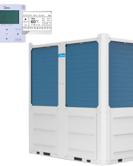 MIDEA INVERTER EUROVENT AQUA THERMAL ENFRIADORA MODULAR HEAT PUMP 40TR