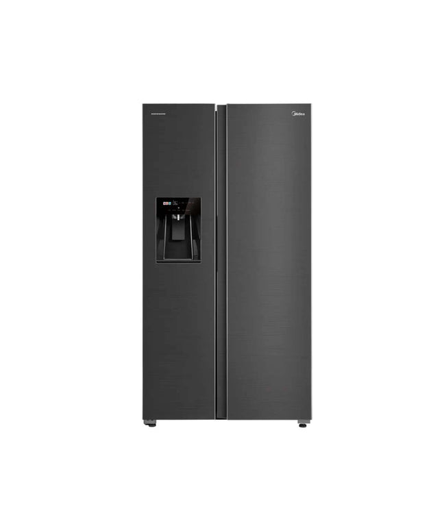 MIDEA HOGAR HELADERA NO FROST INVERTER SIDE BY SIDE 533L CON DISPENSER MDRS761FGFDXADW
