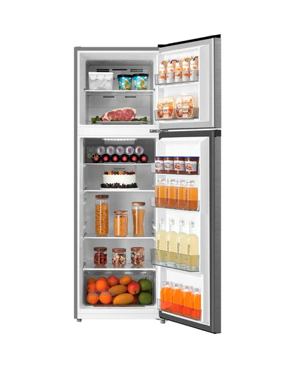 MIDEA HOGAR HELADERA NO FROST INVERTER TOP MOUNT 266L INOX MDRT385MTF46AD