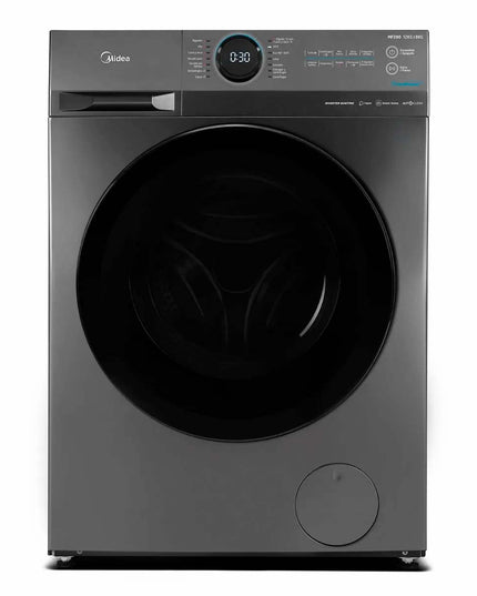 MIDEA HOGAR LAVASECARROPAS LUNAR INVERTER 12KG TITANIUM WIFI MF200D120B/T-A1