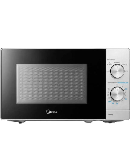 MIDEA HOGAR HORNO A MICROONDAS 20 LTS CONTROL MECANICO SILVER MW-MN120SAR1