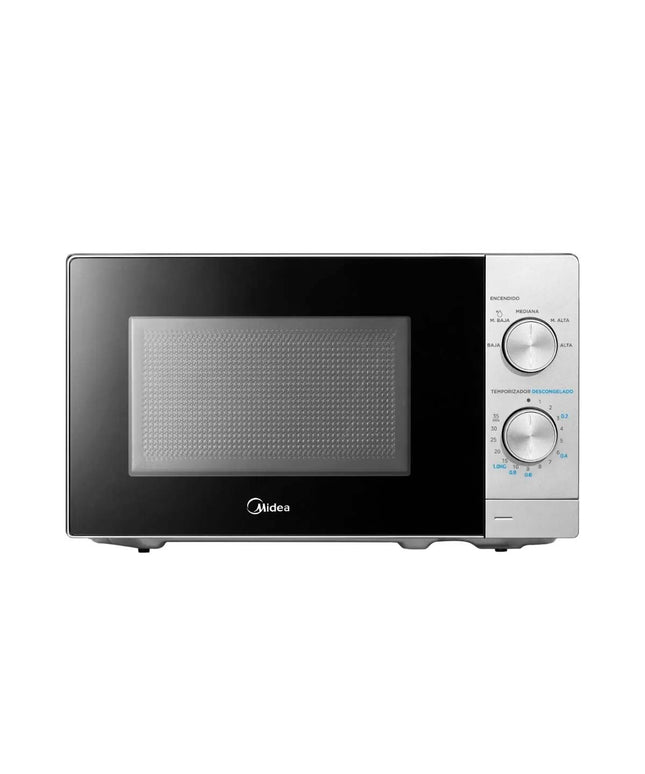 MIDEA HOGAR HORNO A MICROONDAS 20 LTS CONTROL MECANICO SILVER MW-MN120SAR1