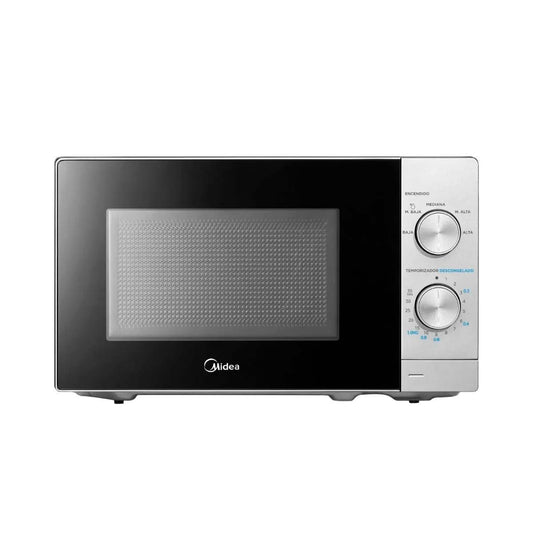 MIDEA HOGAR HORNO A MICROONDAS 20 LTS CONTROL MECANICO SILVER MW-MN120SAR1
