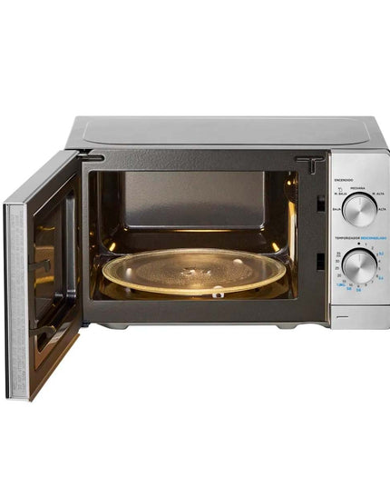 MIDEA HOGAR HORNO A MICROONDAS 20 LTS CONTROL MECANICO SILVER MW-MN120SAR1