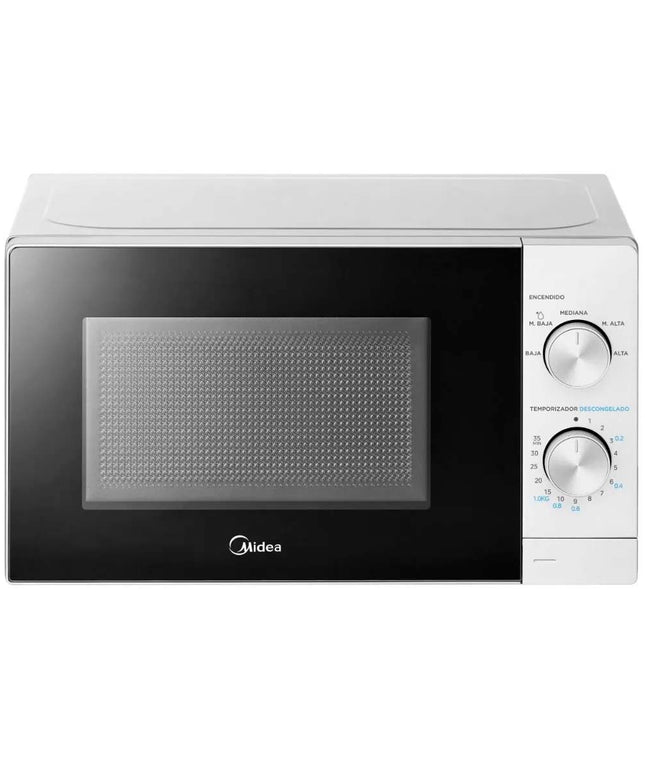 MIDEA HOGAR HORNO A MICROONDAS 20 LT CONTRO MECANICO BLANCO MW-MN120WAR1