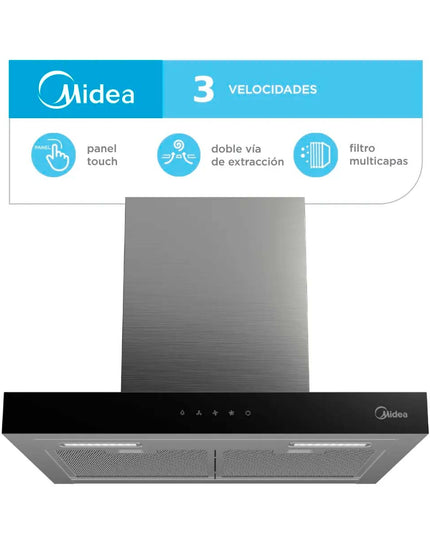 MIDEA HOGAR CAMPANA EXTRACTORA DE HUMO INOX RH-DN60XAR1