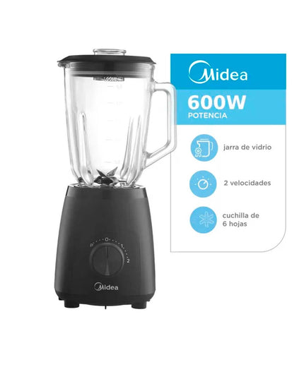 MIDEA HOGAR LICUADORA 600W NEGRO TB-MB06BAR1