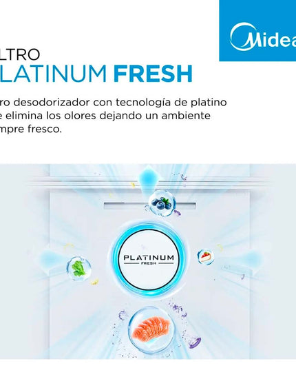 MIDEA HOGAR HELADERA FRENCH DOOR INVERTER SMART 458L MDRF692FGF46AD