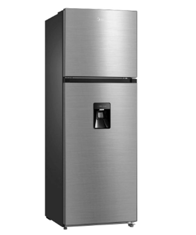 Midea Hogar Heladera No Frost Inverter Top Mount 340l Plateada Mdrt489mte46adw