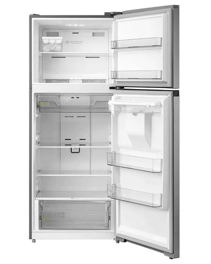 MIDEA HOGAR HELADERA NO FROST INVERTER TOP MOUNT 412L PLATEADA MDRT580MTE46ADW