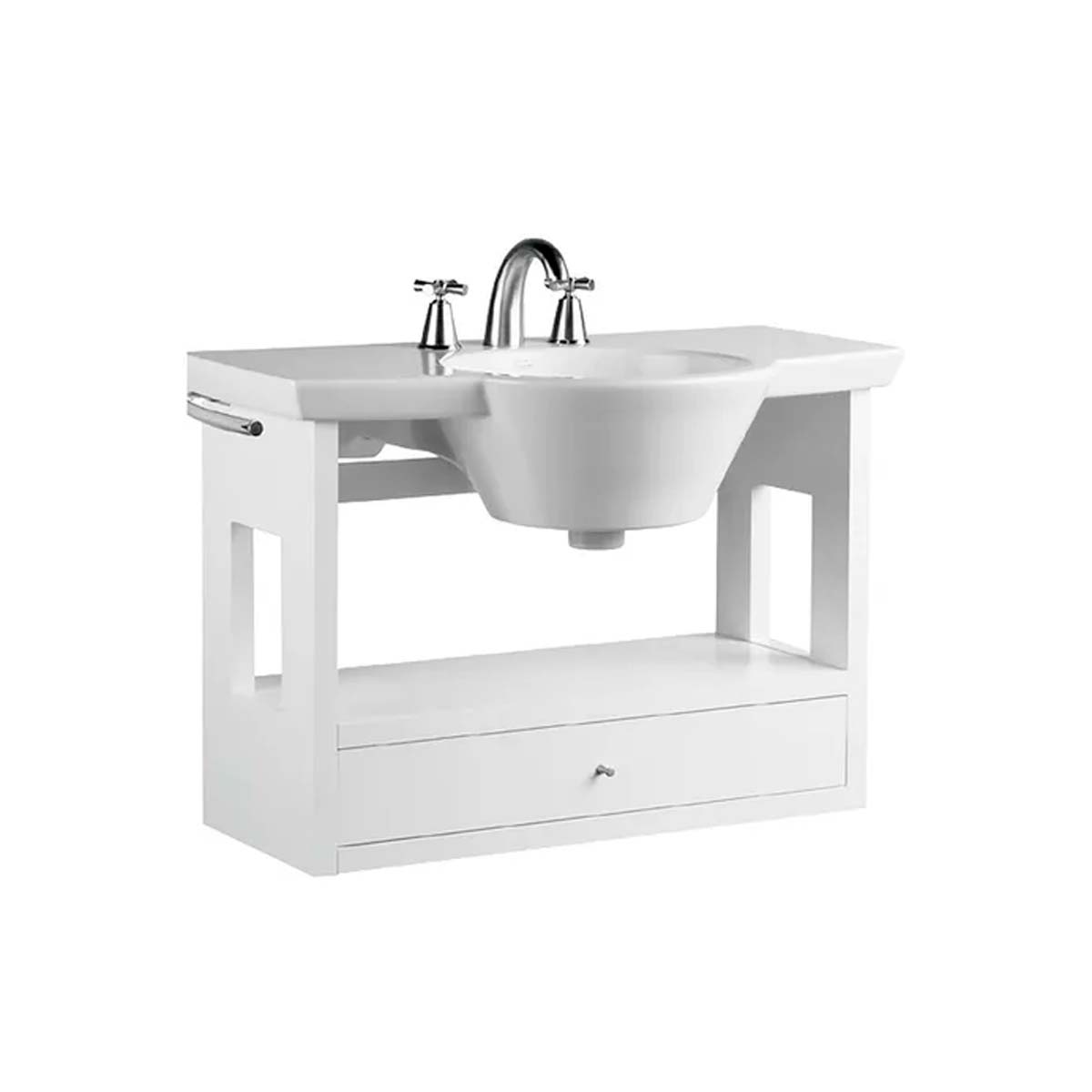 Combo Ferrum Lavatorio Y Mueble Colgante Marina 85cm