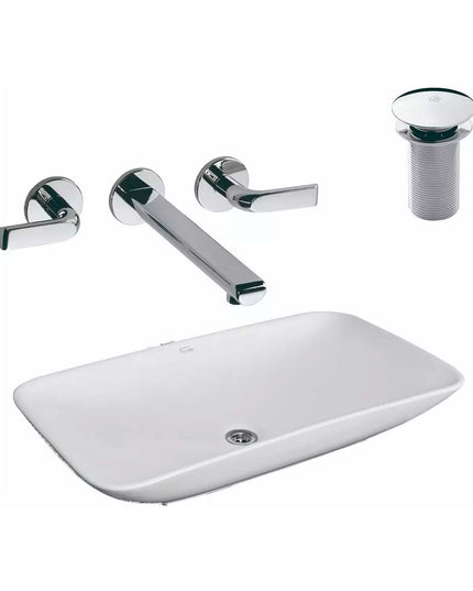 COMBO BACHA FERRUM LK182+LAVATORIO FV 0203/N2+DESAGUE 248.0