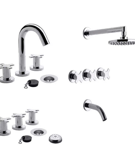 COMBO FV ALERCE LAVATORIO + DUCHA C/TRANS+BIDE D7