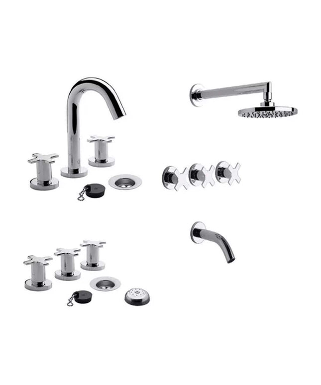 COMBO FV ALERCE LAVATORIO + DUCHA C/TRANS+BIDE D7