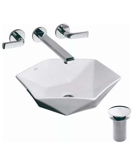 COMBO BACHA FERRUM LK422+LAVATORIO FV 0203/N2+DESAGUE 248.0