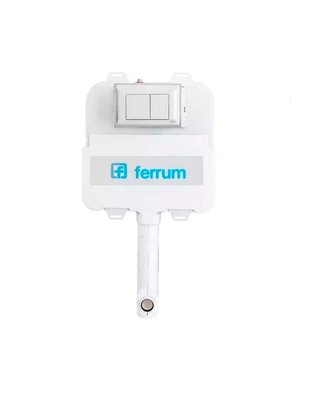 DEPÓSITO EMBUTIR FERRUM D92TE + TAPA DOBLE GDE BLANCA VTA52