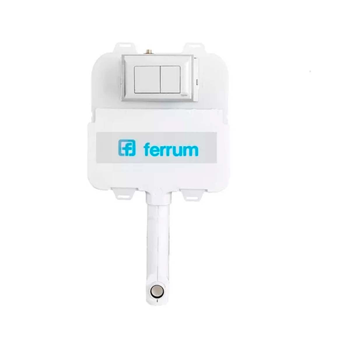 DEPÓSITO EMBUTIR FERRUM D92TE + TAPA DOBLE GDE BLANCA VTA52