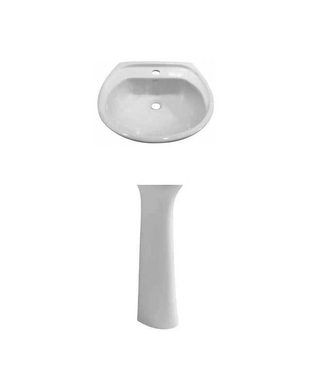 COMBO FERRUM ANDINA LAVATORIO LEA1 + COLUMNA CTF B