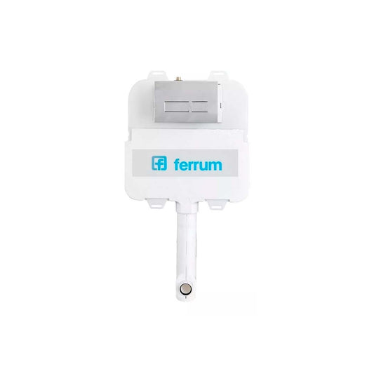 DEPÓSITO EMBUTIR FERRUM D92TE + TAPA DOBLE TECLA VTA51-01