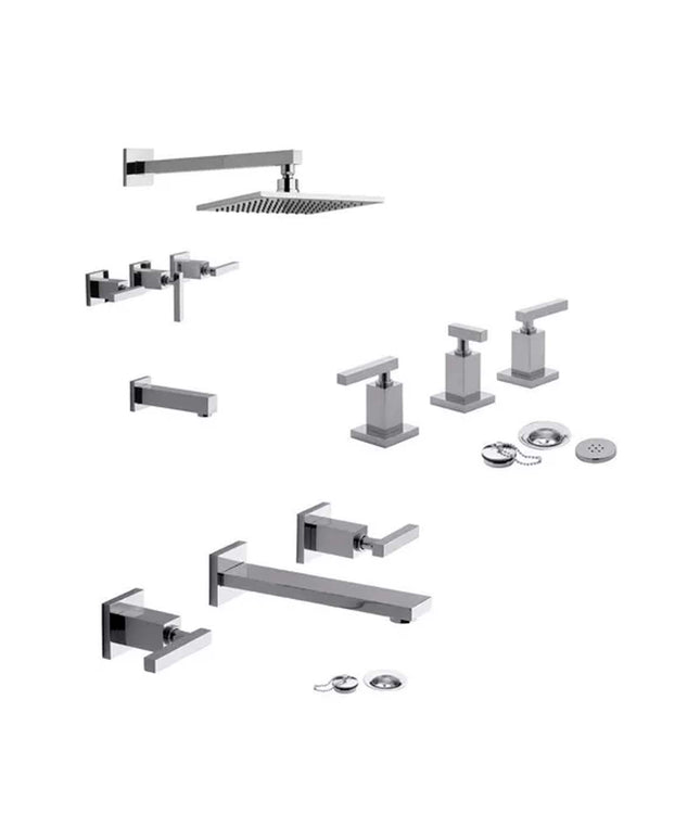 COMBO FV DOMINIC NEW LEVER DUCHA/BIDET/LAVATORIO PARED