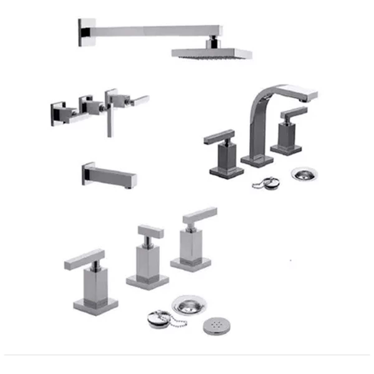 COMBO FV DOMINIC LEVER DUCHA / BIDET / LAVATORIO