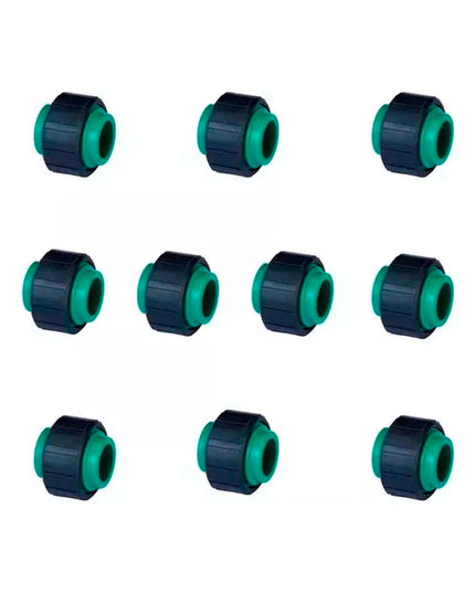 COMBO UNION DOBLE ACQUA SYSTEM DEMA C/TUERCA PLASTICA 25MM X10 UNID