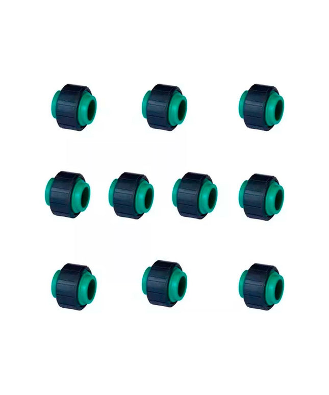 COMBO UNION DOBLE ACQUA SYSTEM DEMA C/TUERCA PLASTICA 25MM X10 UNID