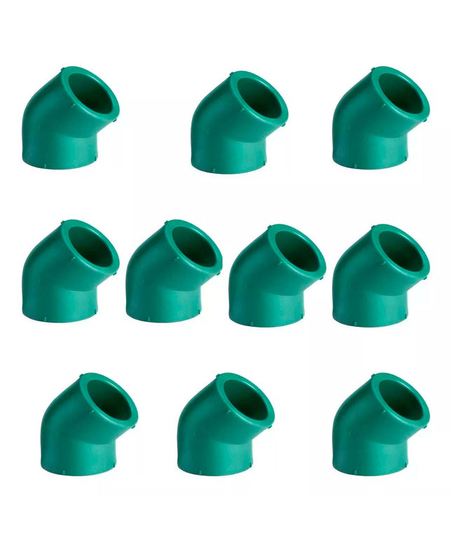 COMBO CODO NORMAL A 45 DE 25MM ACQUA SYSTEM DEMA X10 UNID