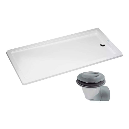 RECEPTÁCULO FERRUM NIZA 150*75 RA15 B + SOPAPA FERRUM VG014