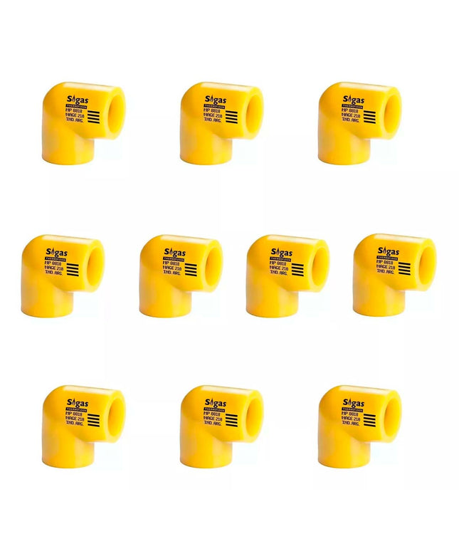 CODO A 90º SIGAS DEMA 20MM POR 10 UNID