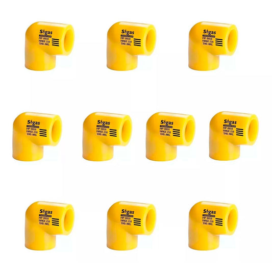 CODO A 90º SIGAS DEMA 20MM POR 10 UNID